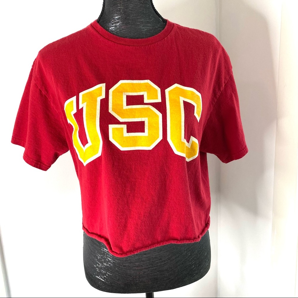 USC Vintage Heritage Cropped Tee